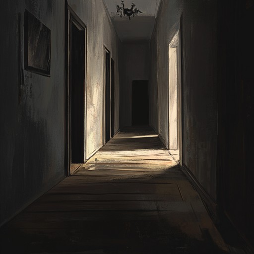 An unsettling instrumental piece that takes the listener through desolate corridors and vacant rooms, featuring haunting melodies and ethereal echoes that evoke a sense of mystery and suspense.