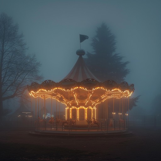 Dive into a gothic carnival of shadows with this waltz. The dark cabaret melodies resonate through a sinister soundscape, invoking images of ghostly performers and eerie spectacles. The accordion weaves an intricate dance of darkness, pulling you deeper into the haunting beauty of a forgotten circus, leaving you entranced by its brooding charm.