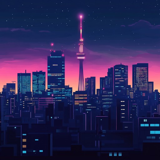 An upbeat instrumental jpop song that combines modern synths with vibrant melodies, capturing the energy of tokyo's nightlife