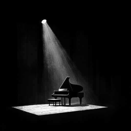 A melancholic instrumental piece that captures the eerie atmosphere of an abandoned cabaret, with somber piano tones that evoke feelings of nostalgia and melancholy.