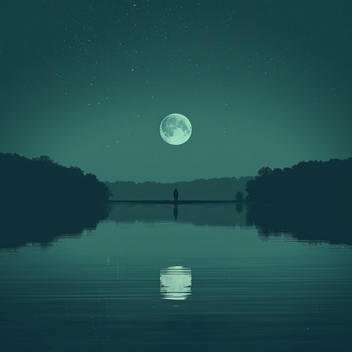 As the world slumbers, gentle piano melodies intertwine with ethereal synths, creating a dreamlike atmosphere. Soft, muted percussion keeps a steady rhythm, guiding the listener through a nocturnal soundscape. Delicate electronic textures ebb and flow, evoking a sense of tranquility and contemplation.