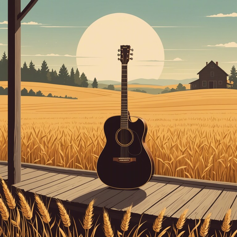 This track encapsulates the nostalgic essence of the american heartland, evoking emotions of longing and deep sentimental feelings with its gentle, melodic instrumentation. It's a perfect background score for reflecting on old memories or scenic drives through country roads.