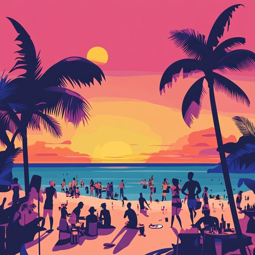 Immerse yourself in this groovy reggaeton track that captures the essence of a vibrant sunset beach party. With infectious caribbean rhythms, pulsating beats, and lively melodies, this piece is designed to make you dance. The music encapsulates the thrill of tropical evenings, from the first beat to the last note.