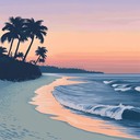 soft melodies blend with ocean sounds for tropical relaxation.