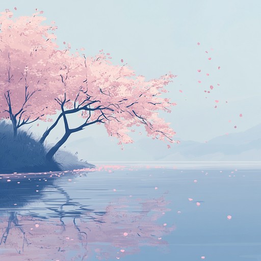 Light and airy instrumental with soft piano, delicate synths, and gentle rhythms, evoking a peaceful spring day beneath cherry blossoms. Perfect for relaxation and introspection.