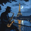 smooth, captivating jazz with a midnight in paris feel