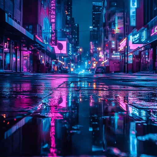 Dive into a brooding, reflective soundscape painted with lush 80s synth textures and driving rhythmic pulses. Let the atmospheric layers and haunting melodies transport you to a neon lit cityscape, where the past and future blend into an introspective journey through dark alleyways and towering skyscrapers