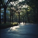 gentle strings in bustling tokyo