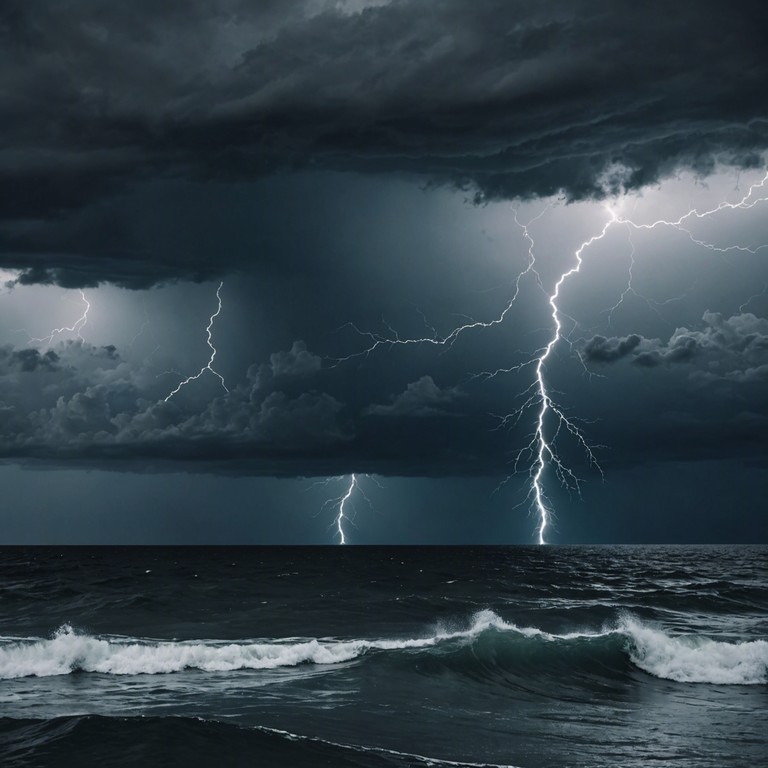 Imagine a piece that captures the essence of a storm's power and majesty through progressive rock. With intense guitar solos and a powerful composition, the track mimics the unpredictable nature of thunder. Each note tells a part of a larger, thrilling story, building to a crescendo like a thunderstorm reaching its peak.