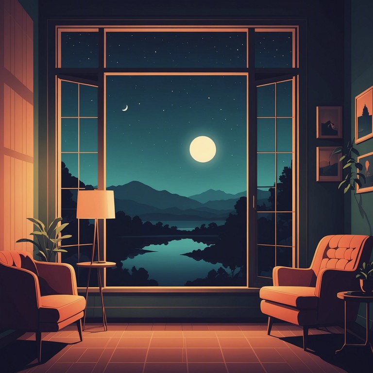 Immerse yourself in an even deeper layer of the peaceful atmosphere of a night washed in subtle jazz textures where every note offers a gateway to introspection and calm. Let the saxophone's echo guide you through a hall of dream like melodies that paint the air with the color of nostalgia and tranquility.