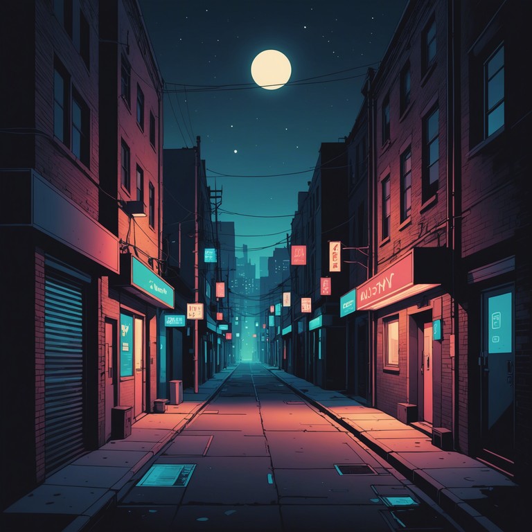 A track that feels like the quiet buzz of a city as night falls, gentle yet captivating beats guide your steps through the neon lit streets, creating a dance of shadows and light.