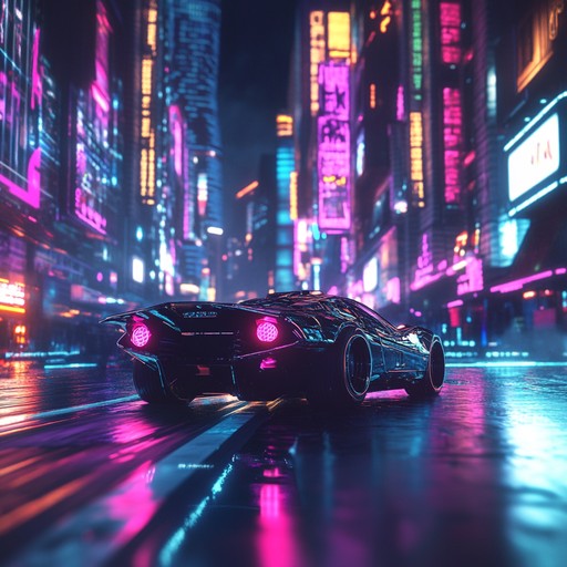 Experience a retro futuristic journey with vibrant electronic beats and shimmering synths. This track weaves together the essence of the 80s with a forward thinking twist, leading listeners through neon drenched cityscapes and midnight escapades