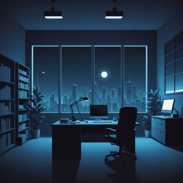 This track combines subtle, eerie melodies with traditional corporate musical elements to create an unsettling yet familiar office environment soundscape. Ideal for representing corporate mysteries or dramas in film and media.