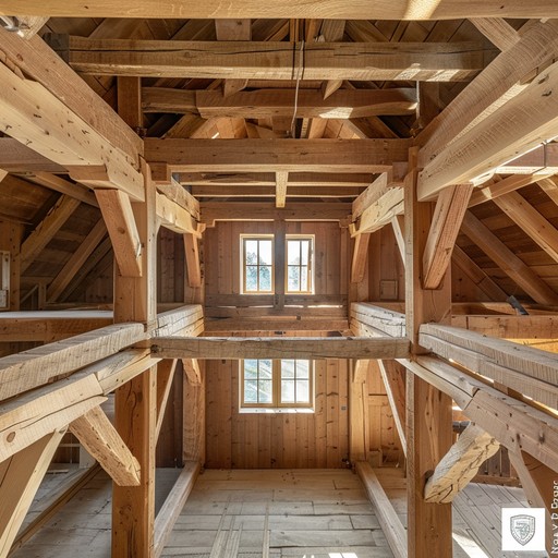 A soothing instrumental piece that evokes the warmth and craftsmanship of wooden architecture, featuring intricate acoustic guitar melodies intertwined with the gentle resonance of wood percussion. The composition showcases the timeless beauty of timber framing and traditional carpentry techniques, creating an atmosphere of rustic elegance and organic harmony.