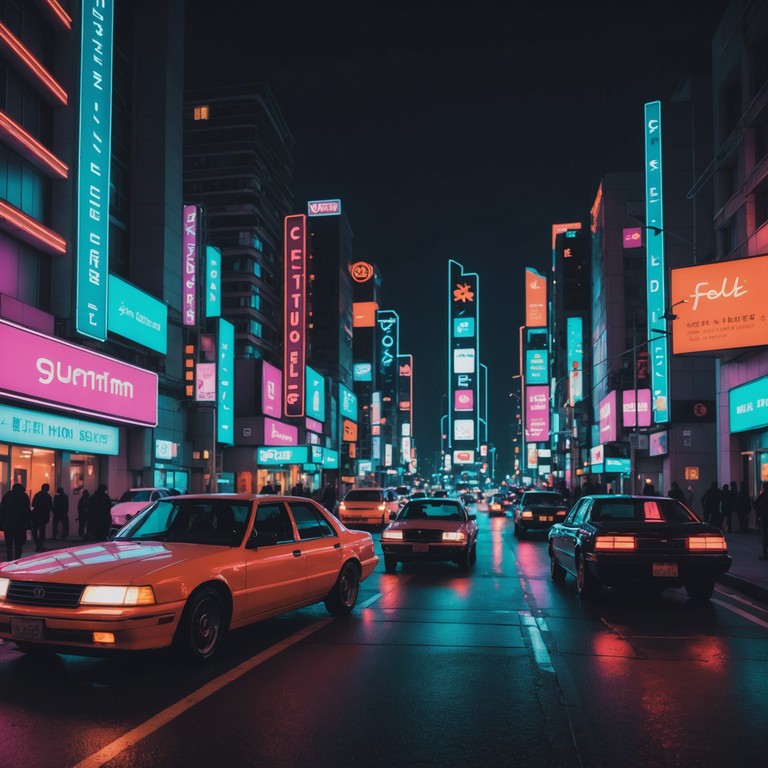 A seamless blend of nostalgic synth lines interspersed with contemporary rhythmic patterns, creating a soundscape reminiscent of neon lit streets with a futuristic flair. Perfect for nighttime drives or urban exploration.