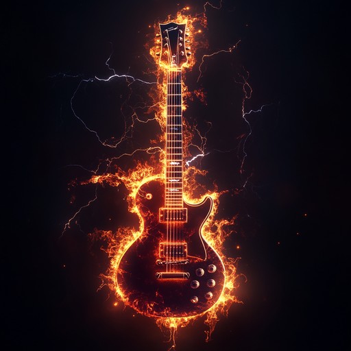 A fierce, uplifting metal track featuring powerful, soaring guitar riffs and thunderous drums, delivering a sense of triumph and energy. Ideal for motivational sequences and high energy scenes