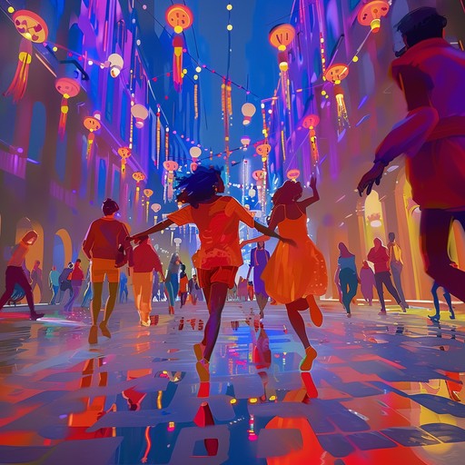 A playful, upbeat broadway style instrumental that evokes the excitement of a city coming to life. The melodies dance along with the steps of busy streets, creating a vivid sonic portrayal of theatrical joy and city exuberance