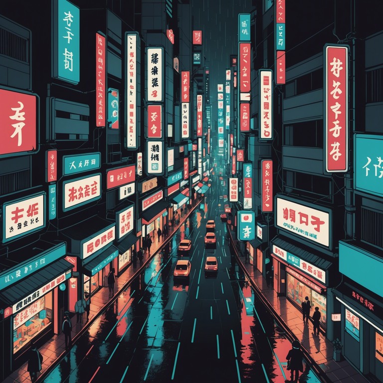 Echoes of electric dreams is perfectly suited for a reflective night time journey through an animated urban landscape. Utilizing the koto's gentle plucks against a backdrop of soft electronic textures, this track is crafted to transport listeners directly into a heartfelt anime sequence under the dazzling tokyo city lights.