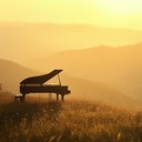 a moving piano solo capturing the first light of morning