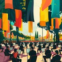 uplifting orchestral piece evoking joyous summer festivities