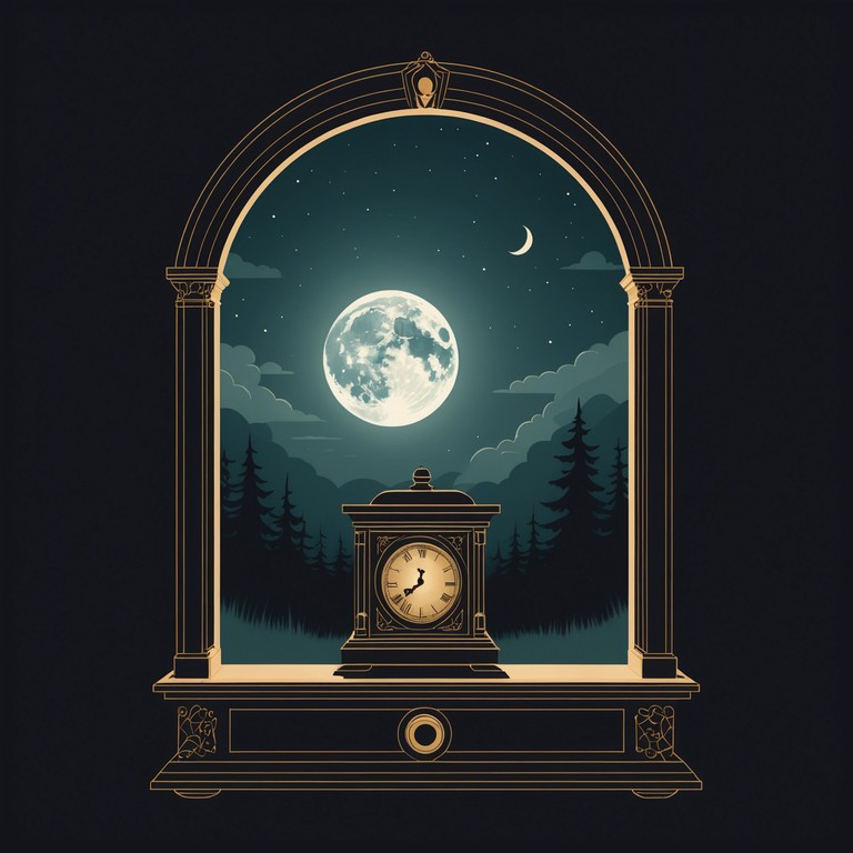 An instrumental track that captures the essence of night through a chilling, gentle music box melody intertwined with subtle, ghostly echoes to create an atmosphere of an old, haunted nursery.