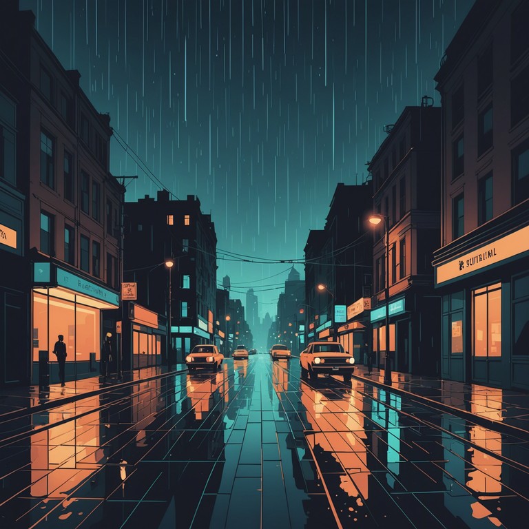 Expanding upon the urban landscape, this variant of the track emphasizes a more contemplative mood, with the saxophone carrying a heavier, more reflective tone against a backdrop of soft, deep beats and distant city noises. The track paints a vivid picture of individual stories unfolding under the city lights at night from a perspective full of solitude but also a deep, resonating connection to the environment.