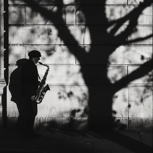 Foggy streets of london come alive through haunting saxophone melodies, accompanied by dynamic swing beats. Perfectly blending suspense and dramatic flair, the track advances with rhythmic steps, concluding each phase on a dramatic high.