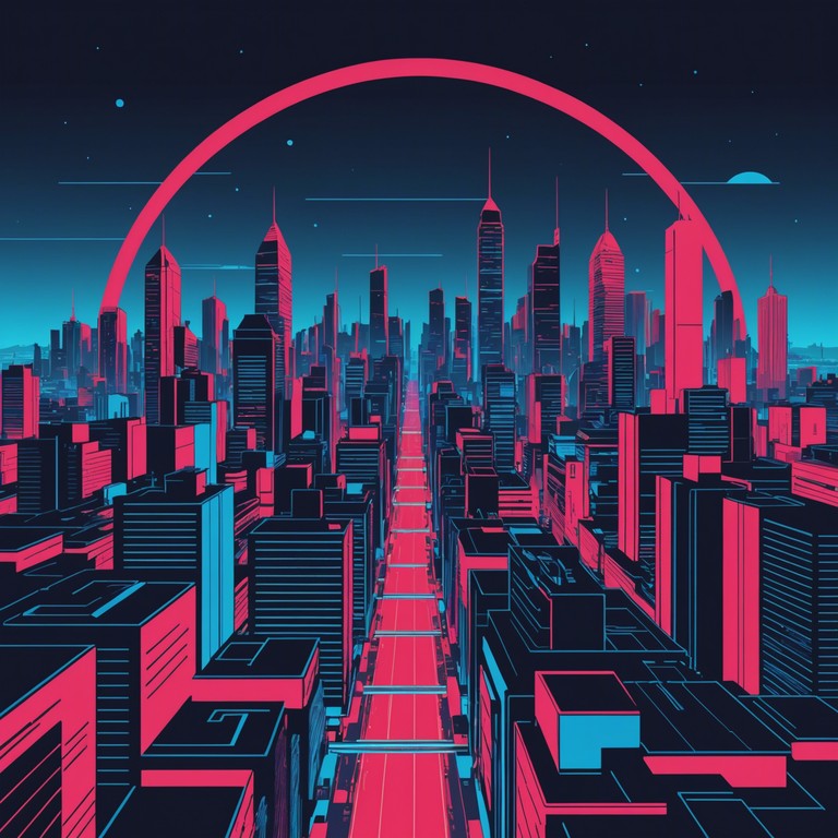 Alternate version: city in the circuit offers an intensified rhythmic core, plunging deeper into the stark realities of a future dominated by technology and turn, shedding light on personal revolutions amid overwhelming odds.