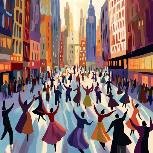 Join in the celebration with an instrumental track highlighting the essence of urban culture. Fusing catchy new jack swing rhythms with inspiring melodies, the dynamic composition encourages feel good vibes and contagious enthusiasm. Perfect for dance routines, party settings, and positive atmospheres. Join in the celebration with an instrumental track highlighting the essence of urban culture. Fusing catchy new jack swing rhythms with inspiring melodies, the dynamic composition encourages feel good vibes and contagious enthusiasm. Perfect for dance routines, party settings, and positive atmospheres.