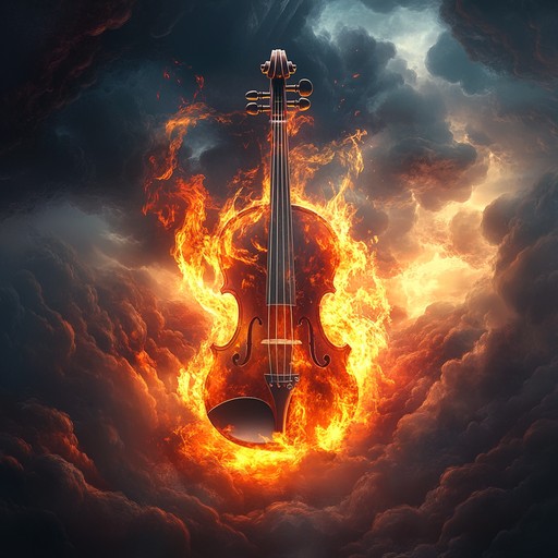 An intense instrumental waltz featuring powerful strings and dramatic dynamics, evoking a whirlwind of passion and energy that sweeps listeners into a fiery dance of emotions.