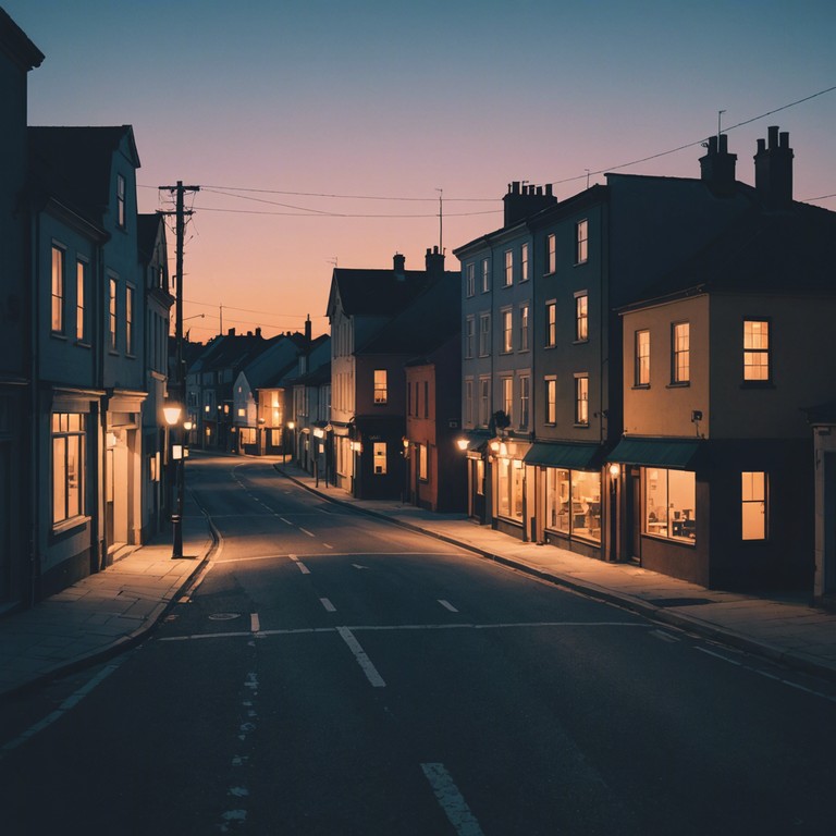 Capture the essence of nightfall in sleepy towns, where soft echoes of life underpin an overture of calm and introspection. This track weaves a tapestry of sonic elements featuring electric piano notes that glimmer like distant streetlights.