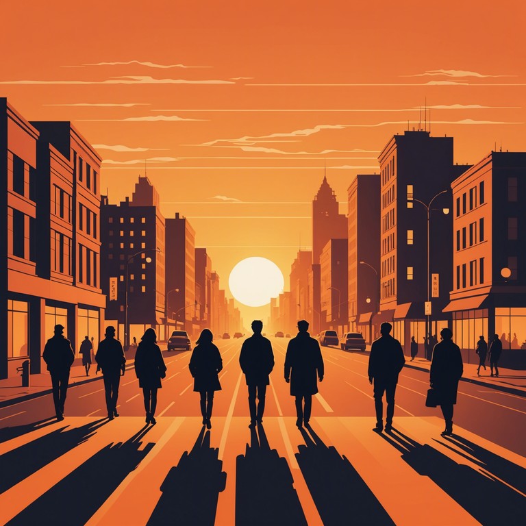 Imagine a vibrant cityscape as the sun sets, where the energetic beats of funk fuse seamlessly with the majestic swells of an orchestra. This track combines lively funk rhythms with the rich, full sounds of classical instruments, creating a unique, genre blending auditory experience. Perfect for evoking the lively yet sophisticated spirit of an urban evening.