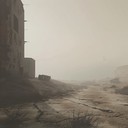 a sparse and eerie soundscape depicting a post-apocalyptic world