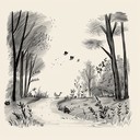 a delightful melody capturing a magical woodland stroll.