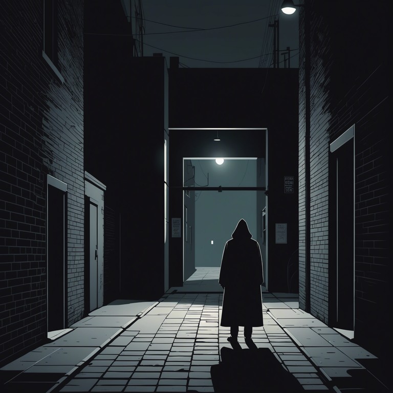 Dark echoes resound features a combination of deep bass guitar lines intertwined with somber synthesizer layers, creating an atmosphere filled with tension and suspense. The track's dark timbre and minimalistic approach channel a sense of anger and defiance, perfect for moments of introspection or dark thematic content in visual media.