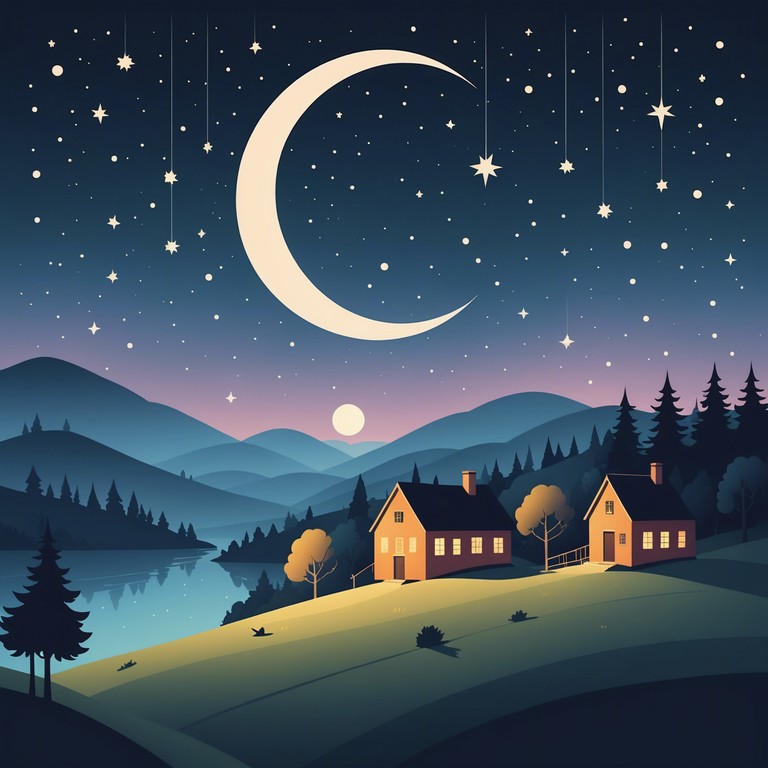 This instrumental track weaves a gentle, alluring tune, akin to a warm embrace, perfect for soothing bedtime or quiet moments. The music invokes images of starlit skies and peaceful, sleepy towns. A single music box carries the weight of the melody, creating a nostalgic and dreamy aura enveloping the listener in comfort and serenity.