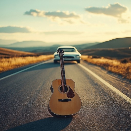 This energetic track features lively acoustic guitar melodies that evoke the excitement of embarking on a journey through vast landscapes. The spirited rhythms inspire adventure and optimism, painting a sonic picture of sunlit highways and endless horizons.