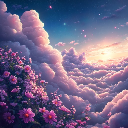 Picture a garden in the clouds, filled with spirals of light and flowers that sing. This instrumental track combines whimsical gospel and psychedelic elements, creating an uplifting and deeply spiritual experience. The soulful organ is accompanied by whimsical synths and a joyful rhythm, inviting listeners on a journey of faith and joy.