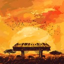 a harmonious journey with ethereal sounds african landscapes