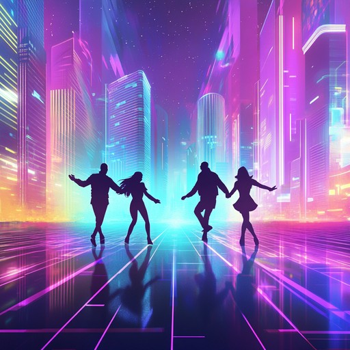 High energy, futuristic funk with groovy basslines and intense dubstep drops, creating a dynamic and playful soundscape