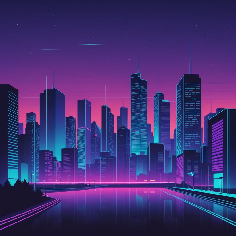 This track embodies a perfect blend of classic jazz elements and smooth, tranquil electronic layers, creating an atmospheric sound that evokes images of a serene nighttime cityscape bathed in neon lights. The jazz saxophone brings a touch of soulful melancholy, while the synth pads add a futuristic calm, making it ideal for reflective evening moments.