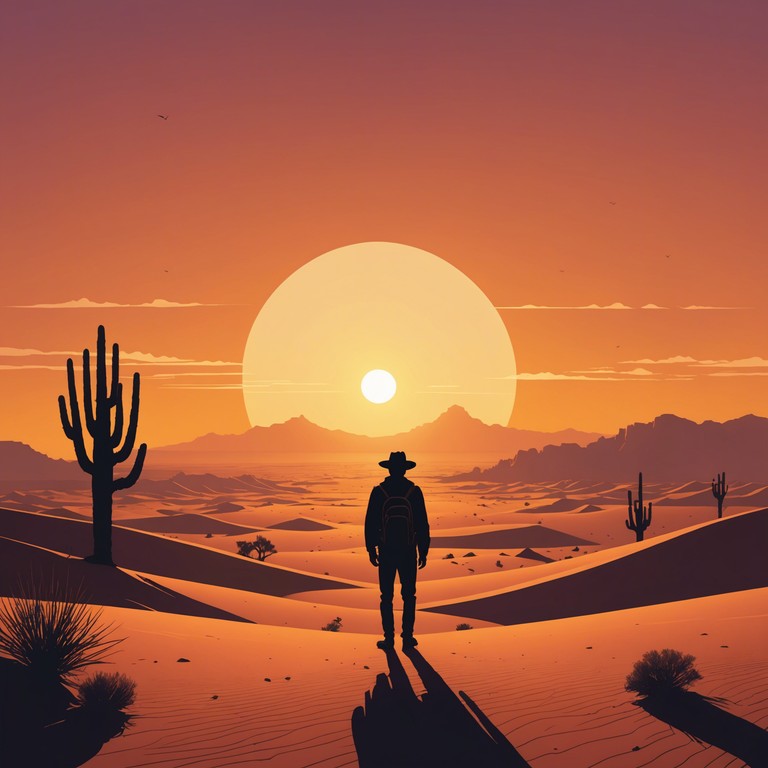 This composition combines haunting oud melodies with a gentle yet intricate rhythm, capturing the essence of a nostalgic journey through the middle eastern deserts under a fading sunset. The music evokes the vastness of the sandy landscape and the age old stories buried beneath its surface.