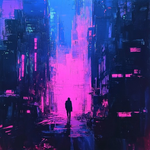 Pulsating synthesizers and intricate beats paint a vivid picture of a cyberpunk city with neon lights, exploring the tension between dystopia and utopia.