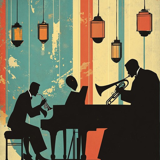 An engaging track blending groovy jazz elements with cabaret flair, highlighted by dynamic piano melodies, vibrant brass accompaniments, and a rhythm that captures the excitement of a classic speakeasy night.