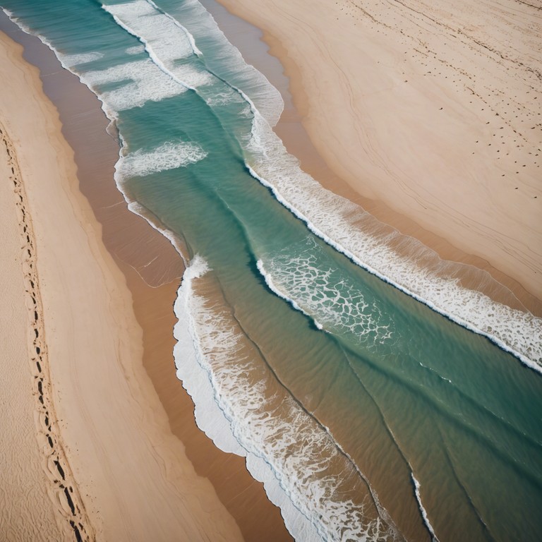 This piece offers a sonic retreat to the peaceful beaches of the caribbean, guided by the melodious tones of the steelpan that echo softly over calm waters, providing a musical composition that transports listeners to a state of serene tranquility.