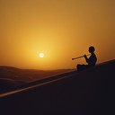 calm fusion of middle eastern flute and ambient sounds