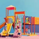 upbeat instrumental for energetic children's playtime fun