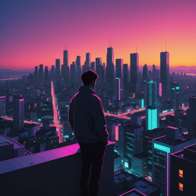 Envision a soundscape that captures the essence of nostalgia fused with a forward looking sensibility. 'city lights whisper' explores a blend of soft and airy synths that weave through a detailed tapestry of sound, evoking both the warmth of reminiscence and the allure of future dreams.