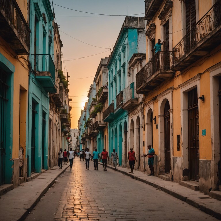 In this track, rich and deeply resonant brass melodies blend seamlessly with the authentic rhythms of afro cuban percussion. The tune evokes a sunset stroll down a havana alley, awash in the golden hues of the setting sun. Elegant and uplifting, this composition is a testimony to the time honored celebration of culture through music.