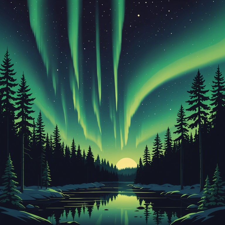 Experience the whispers of the northern lights embodied in song, merging finland's unique melodic elements with a serene spiritual atmosphere.